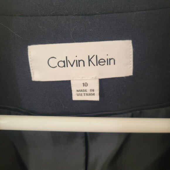 Calvin Klein Women’s Black Blazer – Size 10 (GUC) - Picture 2 of 5